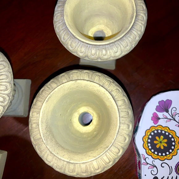 NWT’s Lancaster Market Set of 4 Candle🕯Holder’s &/Or Set of 4 Mini Planter’s🪴 - Picture 3 of 16